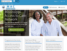 Tablet Screenshot of mississippiaccesstocare.org